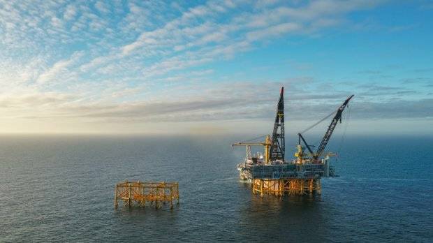 Die Riser-Plattform ist eine von vier Plattformen, die das Feldzentrum auf dem Feld Johan Sverdrup in Phase 1 des Projekts Photo credit Statoil bilden