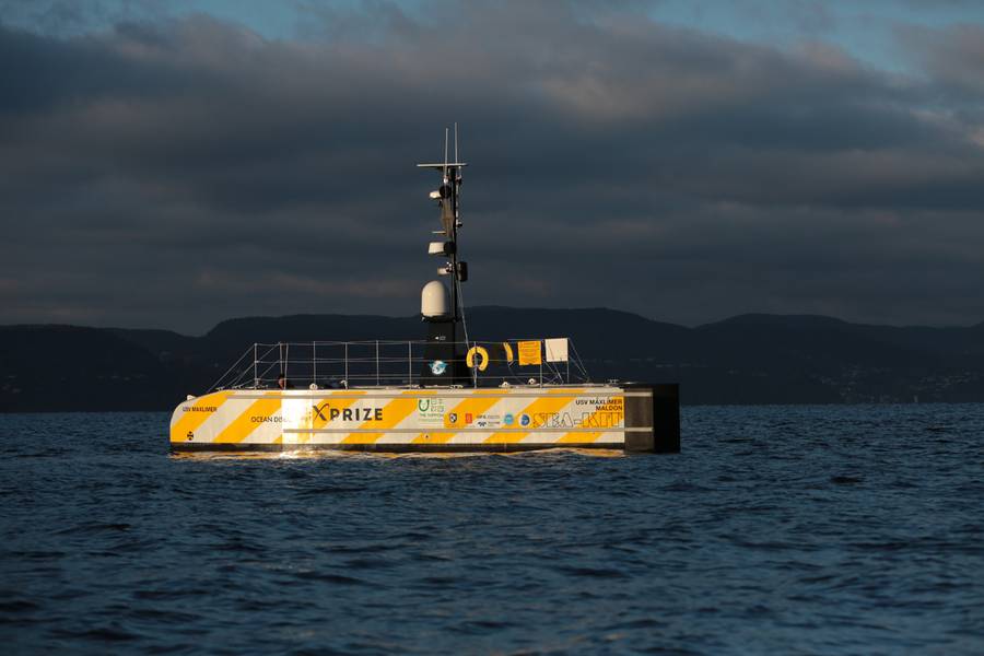 A GEBCO-NF Alumni está integrando as tecnologias existentes e a experiência de mapeamento oceânico com uma inovadora embarcação de superfície não tripulada para contribuir para o mapeamento abrangente do fundo do oceano até 2030. (Foto: Anders Jørgensen)