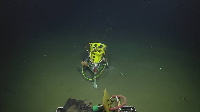 Imagenex sonar no Clayoquot Slope (Direitos autorais: 2018 ONC / OET / Nautilus Live)