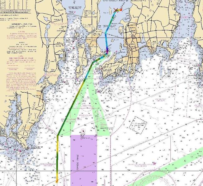 Lange Ingress-Mission, die das Tiefenprofil des L3 Iver4 bei ANTX zeigt (Bild: L3 OceanServer)