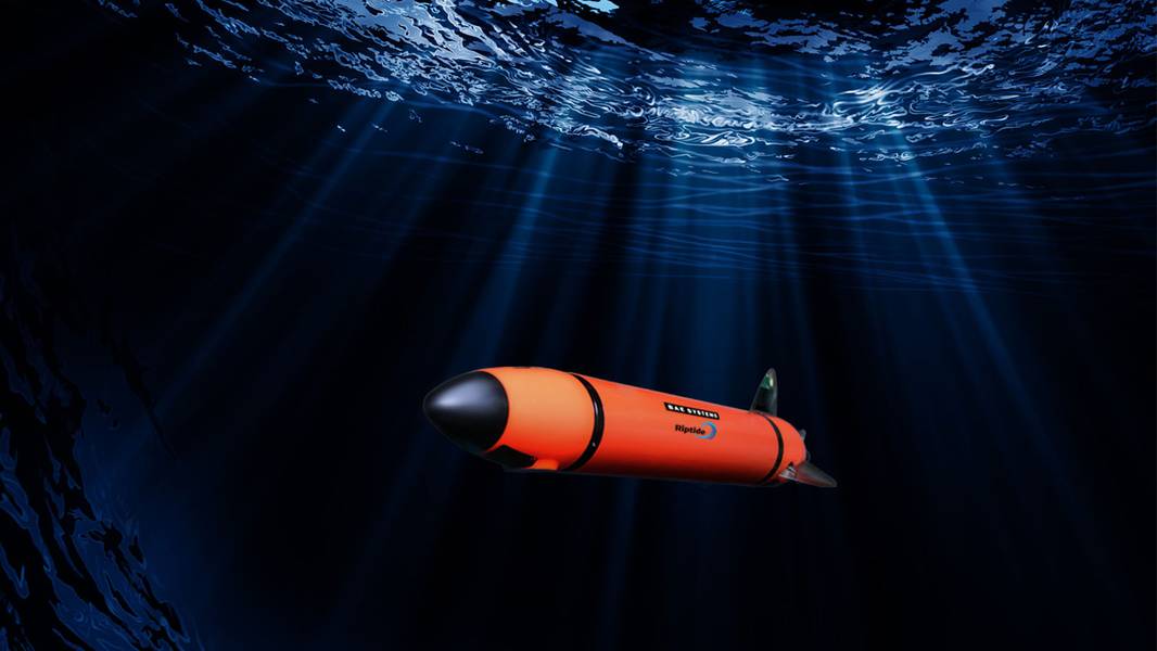 O Riptide AUV (Credit BAE Systems)