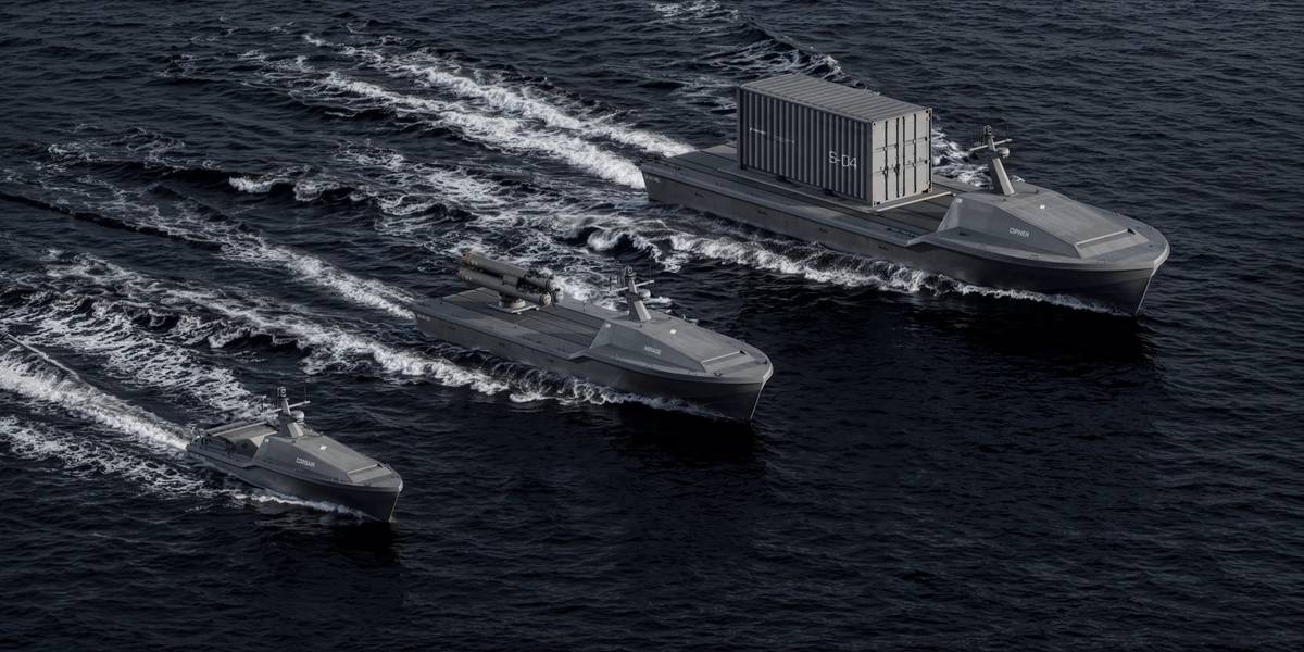 Η Saronic κυκλοφόρησε δύο νέα μοντέλα ASV: το Mirage 40 ποδιών και το Cipher 60 ποδιών. Πηγή: Saronic