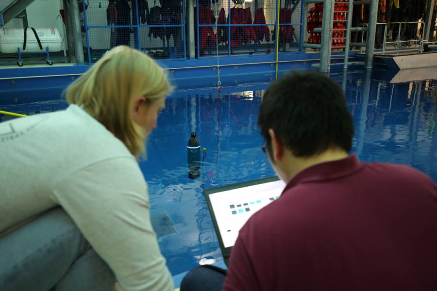 Team Tao está desarrollando un sistema de enjambre autónomo para la exploración rápida de la superficie a la profundidad del océano. (Foto: Luca Verducci)