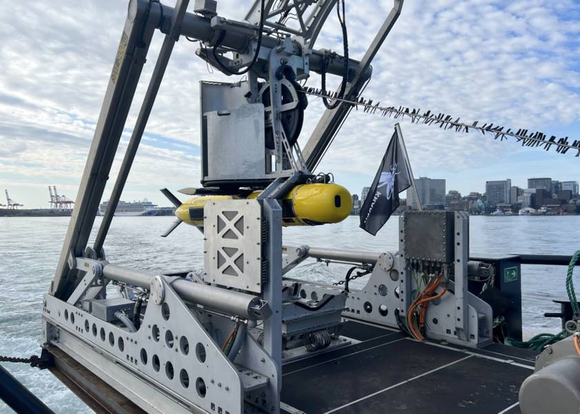 O novo ALARS da Kraken recupera o sonar de abertura sintética rebocado KATFISH (Crédito: Kraken Robotics)