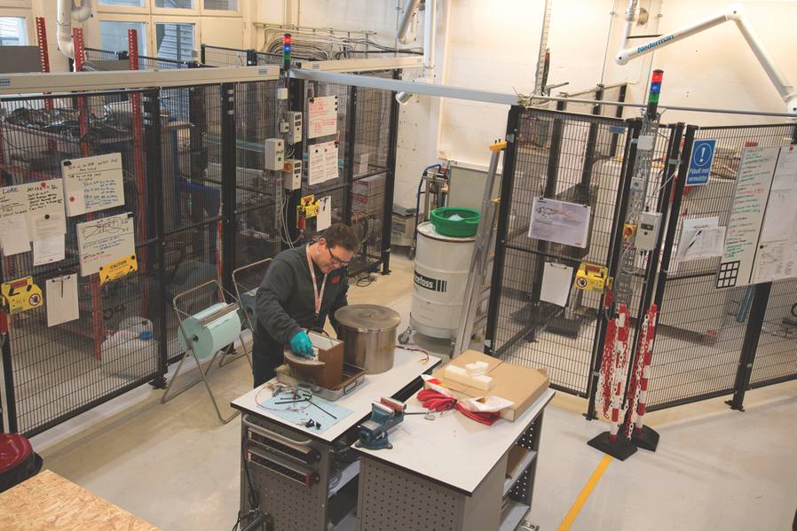 Υποθαλάσσιο εργαστήριο: Η ABB δοκιμάζει τα ηλεκτρικά ρεύματα σε καταστροφή στο Υποθαλάσσιο Εργαστήρι του στο Όσλο. (Φωτογραφία: ABB)