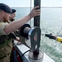 Launching 'Remus': Photo UK MOD