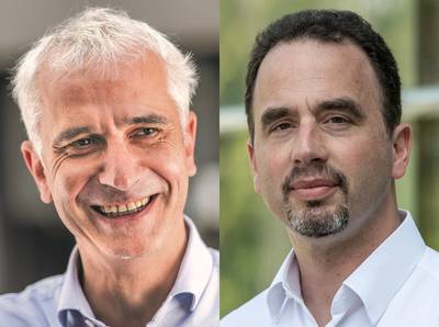 Fabien Napolitano (esquerda) e Thomas Buret (Fotos: iXblue)