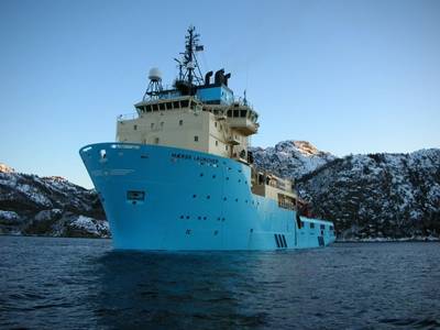 Lançador Maersk (Foto: Maersk Supply Service)