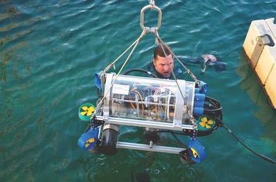 Nautilus AUV listo para la acción (Imagen: UFRJ Nautilus)