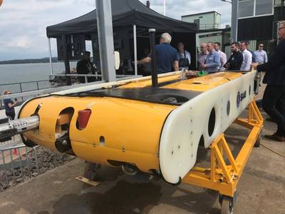 Saab Seaeye's Sabertooth AUV (Foto de Saab Seaeye)