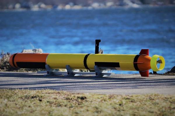 L3 OceanServer Iver Precision Workhorse autonomes Unterwasserfahrzeug mit Low-Drag-Side-Scan und Bathymetrie-Sensoren. Foto mit freundlicher Genehmigung von L3 OceanServer.