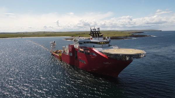 El buque tendido de cables Connector se encargará del transporte e instalación de los cables. (Foto: Grupo Jan De Nul)