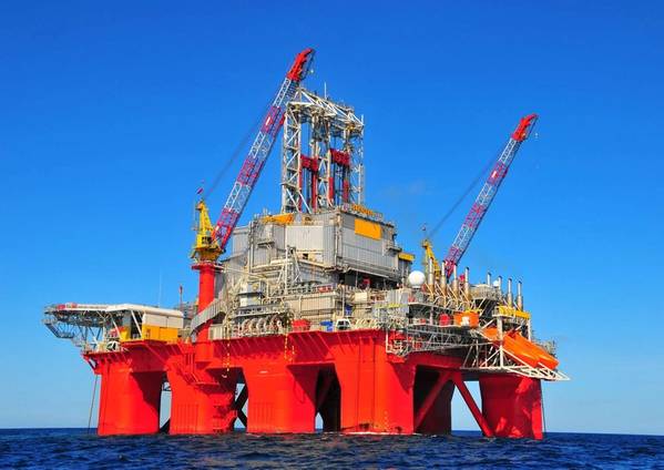 Plataforma semisumergible Transocean Barents (Crédito: Transocean)
