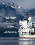 Marine Technology Magazine Cover May 2018 - Hydrographic Survey: Single beam and Multibeam Sonar