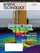 Marine Technology Magazine Cover Oct 2010 - Ocean Engineering & Design
