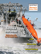 Marine Technology Magazine Cover May 2015 - Underwater Defense