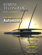 Marine Technology Magazine Cover Oct 2015 - AUV Operations