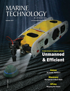 Marine Technology Magazine Cover Sep 2018 - Autonomous Vehicle Operations 