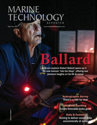 Marine Technology Magazine Cover May 2021 - Hydrographic Survey Sonar
