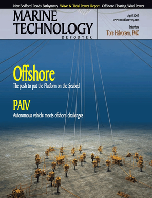 Marine Technology Magazine Cover Apr 2005 - 