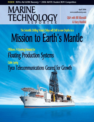 Marine Technology Magazine Cover Apr 2006 - The Offshore Technology Edition