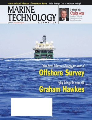 Marine Technology Magazine Cover Apr 2011 - Oil & Gas SubSea Monitoring