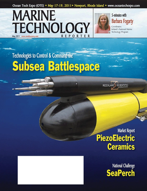Marine Technology Magazine Cover May 2011 - Subsea Defense Edition