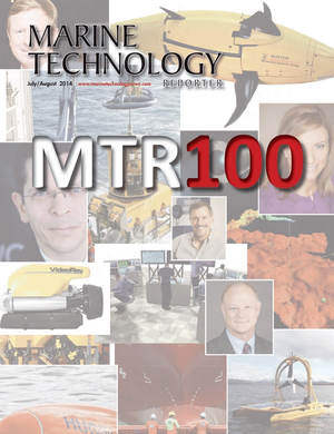 Marine Technology Magazine Cover Jul 2014 - MTR100