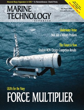 Marine Technology Magazine Cover Jul 2005 - 