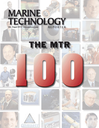 Marine Technology Magazine Cover Jul 2013 - MTR 100