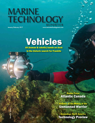Marine Technology Magazine Cover Jan 2017 - Underwater Vehicle Annual: ROV, AUV, and UUVs