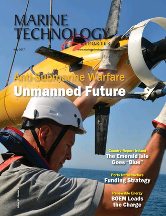 Marine Technology Magazine Cover May 2017 - Underwater Defence