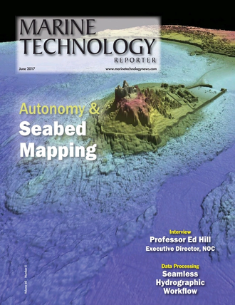 Marine Technology Magazine Cover Jun 2017 - Hydrographic Survey