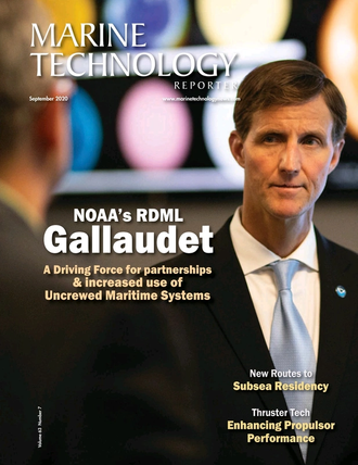 Marine Technology Magazine Cover Sep 2020 - 