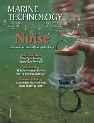 Marine Technology Magazine Cover Mar 2021 - Oceanographic Instrumentation & Sensors