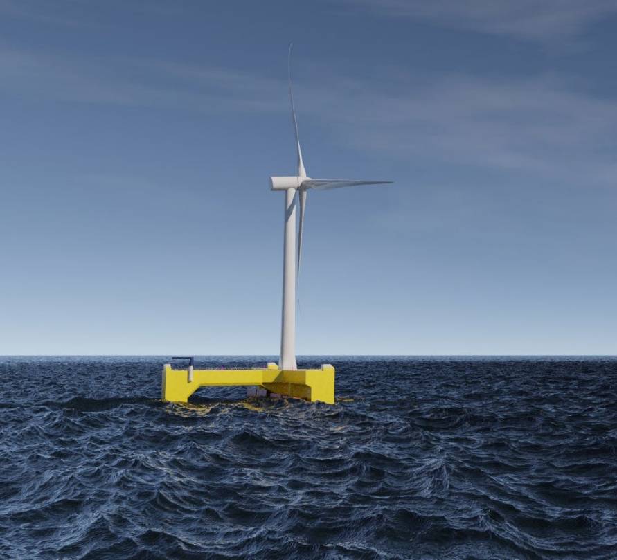 Wave-Wind Offshore Platform With Hydrogen: Floating