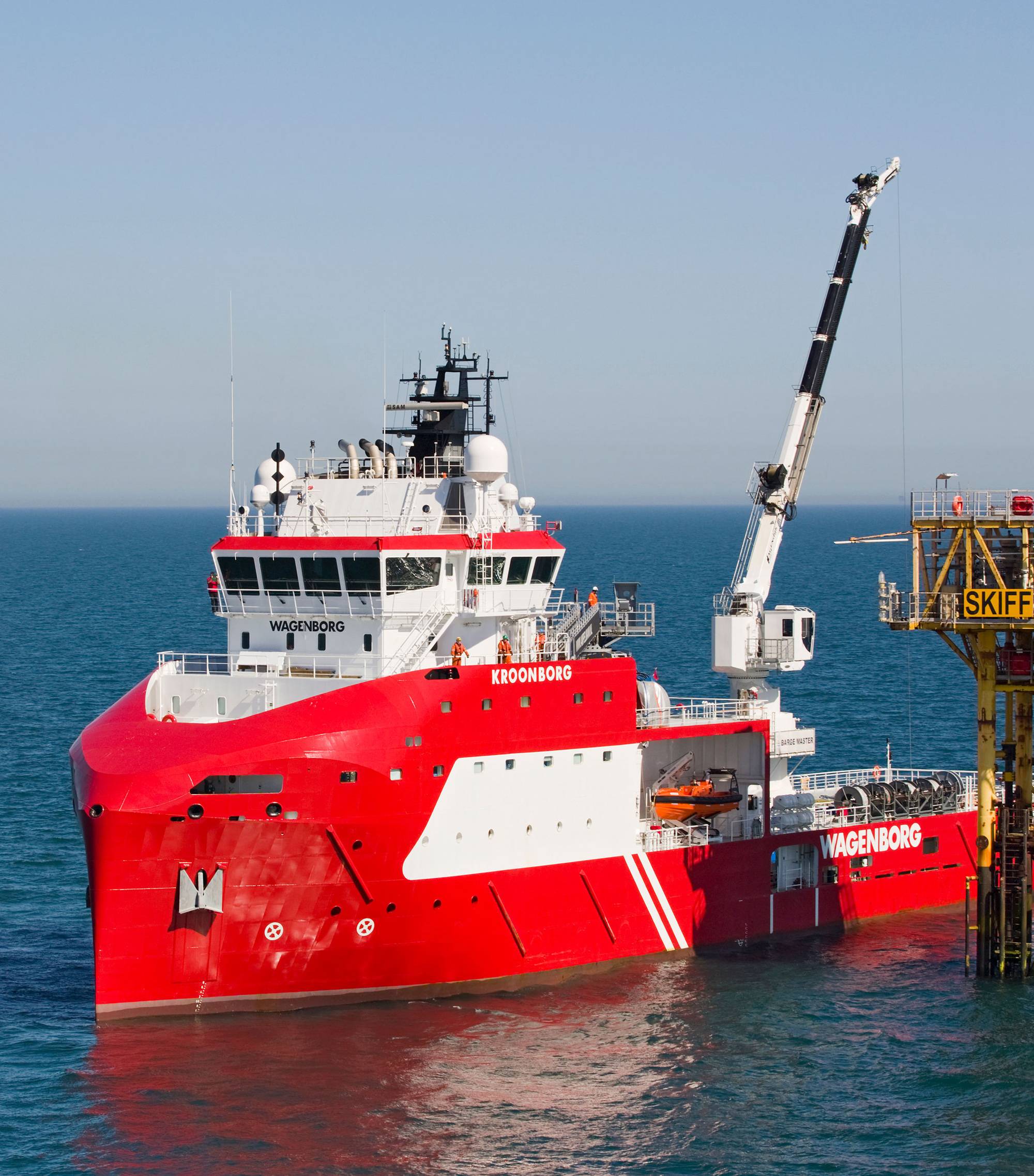 Barge Master 3D Motion Compensated Crane For Wagenborg