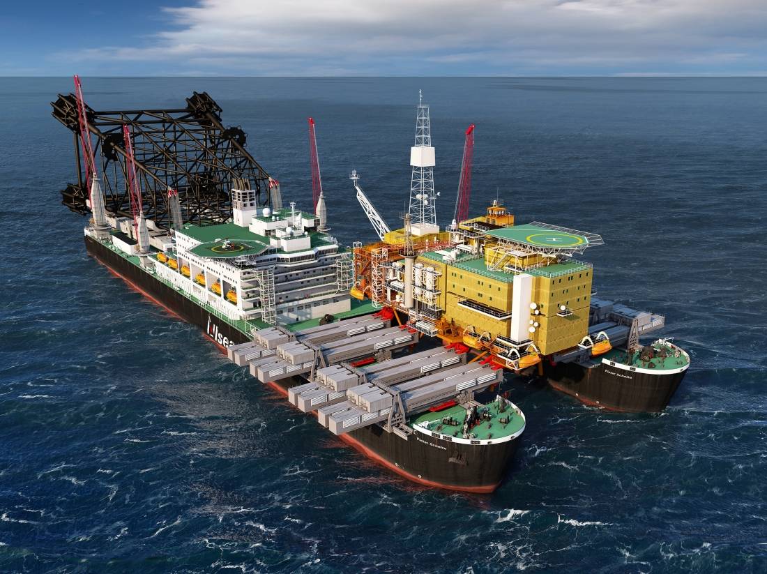 Enerpac Lifting Accuracy Enables Pioneering Spirit Fast