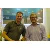 Barry Cairns, Vice President – Europe, Africa & Brazil, at Sonardyne, and Andrew Aldrich, Operations Manager at BMT, at Rio Oil & Gas this week. (Photo: Sonardyne)