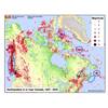 Blue ellipses show where NFSI OBS have been deployed offshore Canada to date. Image from NFSI. 