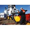 The Bluefin 21, Artemis autonomous underwater vehicle (AUV) is hoisted back aboard the Royal Australian Navy Australian Defense Vessel (ADV) Ocean Shield after successful buoyancy testing. Joint Task Force 658 is supporting Operation Southern Indian Ocean, searching for the missing Malaysia Airlines Boeing 777.  (U.S. Navy photo by Mass Communication Specialist 1st Class Peter D. Blair/Released)