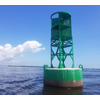 A Coast Guard ATON (Aids to Navigation) buoy in Kings Bay, Ga., that will house one of the new PORTS current meters. (Photo: NOAA)