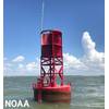 Current meter equipment installed on U.S. Coast Guard Lighted Buoy 6 along the Freeport entrance channel. Currents data in the water column at this location will aid mariners transiting in and out of Port Freeport. (Photo: NOAA)