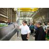Pak Eugene Cho Park - Chief Executive Officer of Bintan Resort Ferries (left) and Pak Frans Gunara - Chief Operations Officer of Bintan Resort Ferries (right) signing the keel. © Strategic Marine