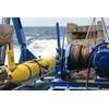 Fig.1: A Slocum glider from Teledyne Webb Research, en route to deployment. Credit: Rutgers University.
