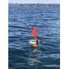 Figure 1. Ocean Lander DOV BEEBE surfaces off the coast of La Jolla, California. (Photo by Ashley Nicoll, Scripps Institution of Oceanography/UCSD)