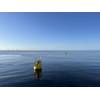 © Fraunhofer IWES
Lidar buoy on FINO 3 measuring mast for verification purposes