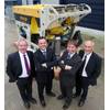 From left to right: Ceona’s chief executive officer Steve Preston and chief operating officer Stuart Cameron, with ROVOP’s managing director Steven Gray and chairman Mark Vorenkamp