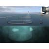 Future aquaculture operations: projects such as Artifex, Exposed and CageReporter are providing the groundwork for a revolution in fish farming. Operations could be carried out autonomously using ROVs, unmanned surface vessels and drones controlled from shore. The ROV could be used inside or outside the net in future, but has only been tested inside the cage so far. (Illustration courtesy of SINTEF Ocean AS.)