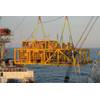 The Gullfaks Compression System station installation, which comprises piping and valves, as well as the two multiphase compressors and process coolers. All images from OneSubsea